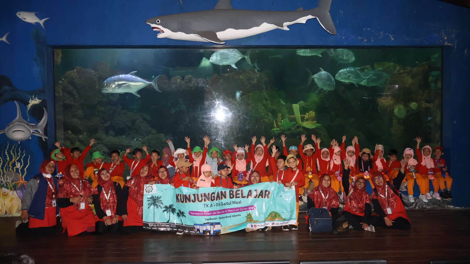Petualangan Seru TK A RA Baitul Maal di Sea World dan Pantai Lagoon